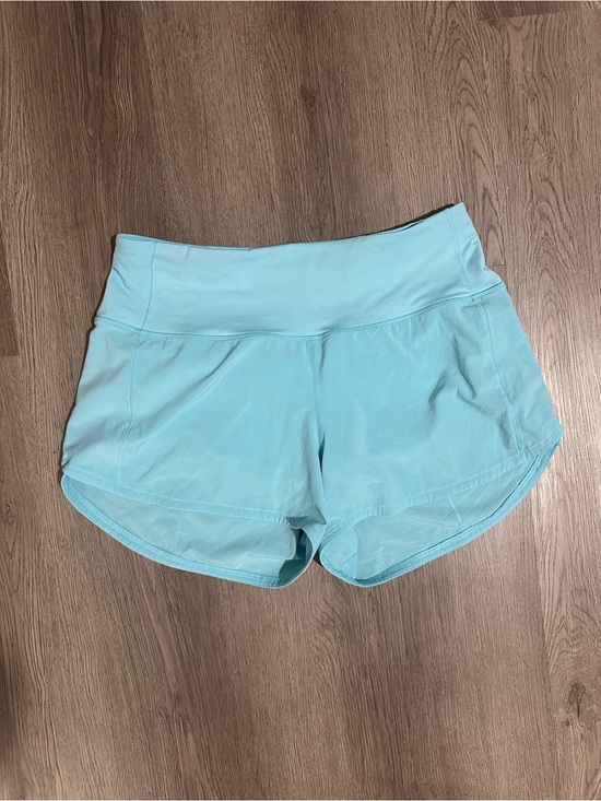 lululemon athletica Pants - Lululemon Blue Speed Up High Rise 4” Shorts
